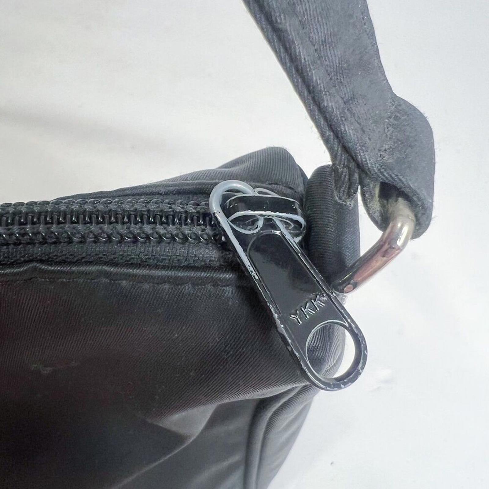 Kate Spade 90s Vintage Black Nylon Shoulder Bag Little Black Bag Purse