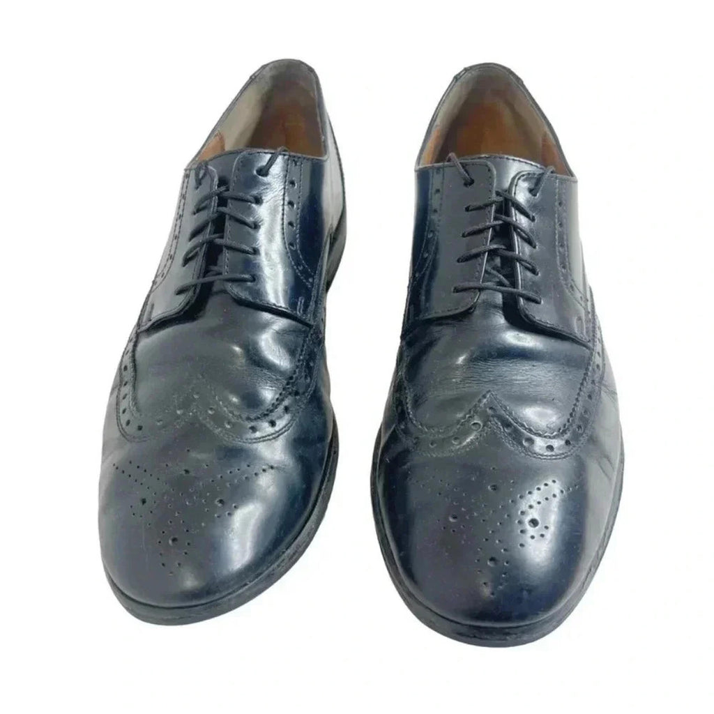 Florsheim Brookside Black Leather Wingtip Oxford Men's Size 10
