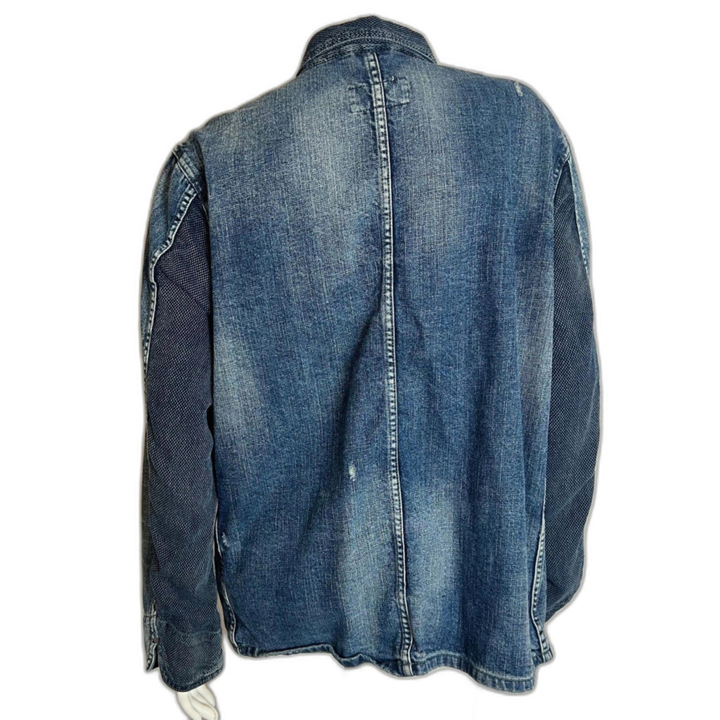 Sun + Stone Denim Button Down Jean Jacket Size XL