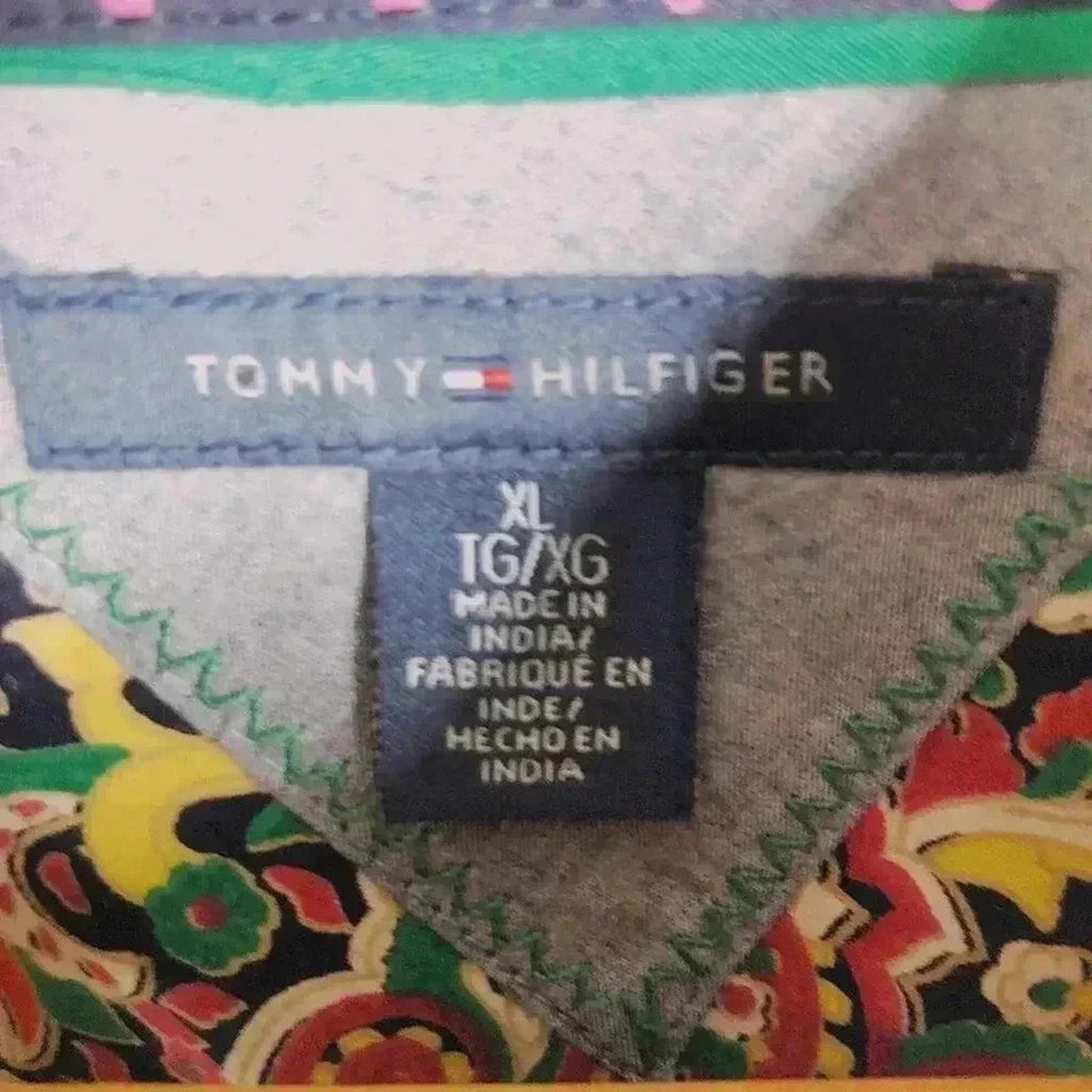 Vintage Tommy Hilfiger Button Down Patterned Shirt Women's Size XL