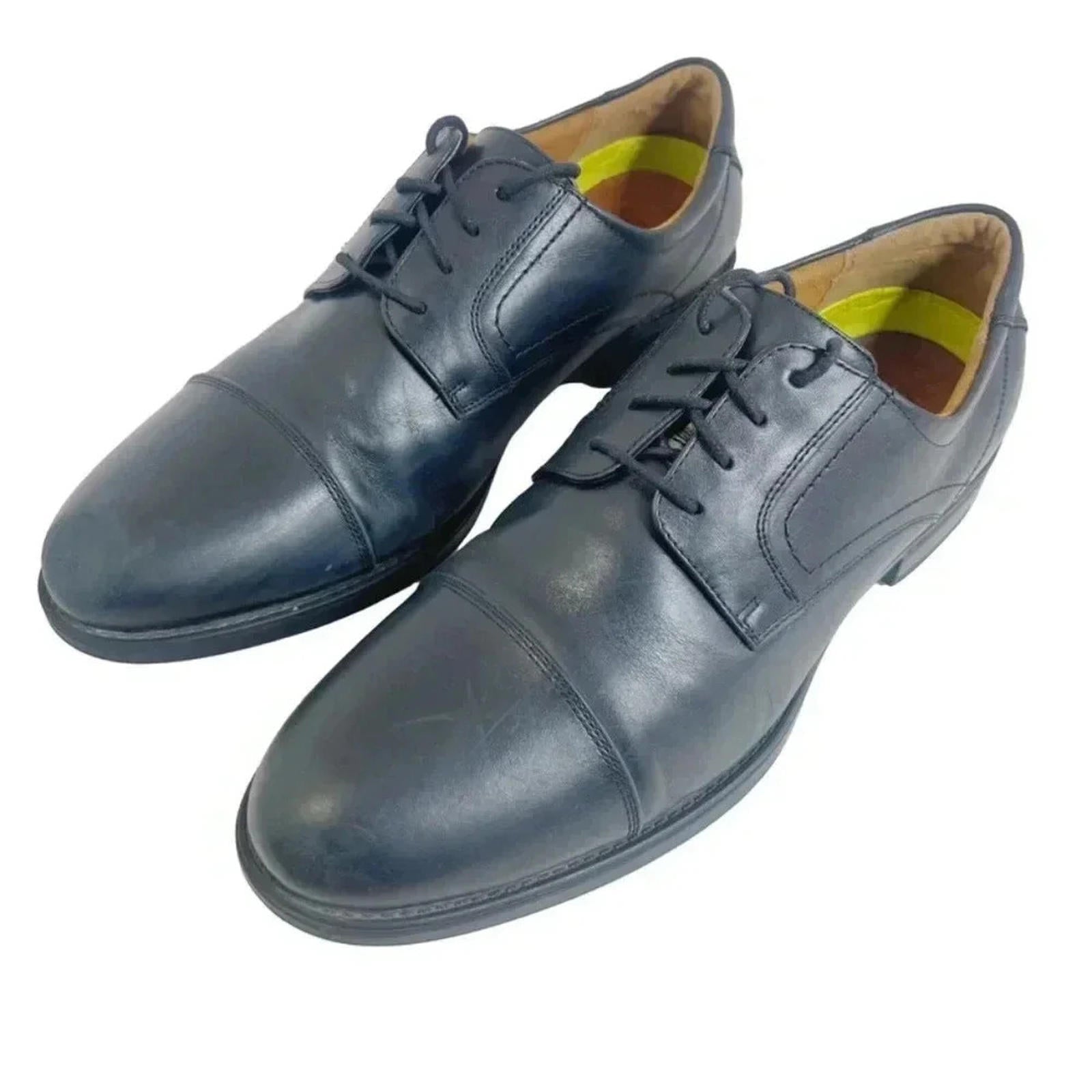 Florsheim Black Cap Toe Midtown Wing Tips Men's Shoes Size 11