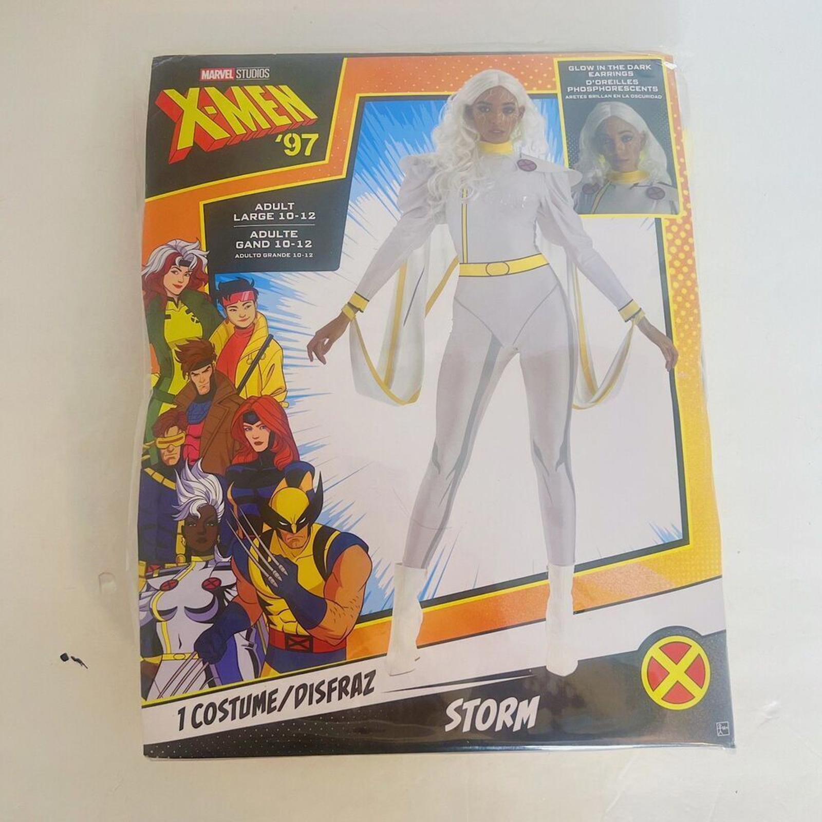 NWT X-Men 97 Storm Adult Women's Halloween Costume Cosplay Comic Book Size L