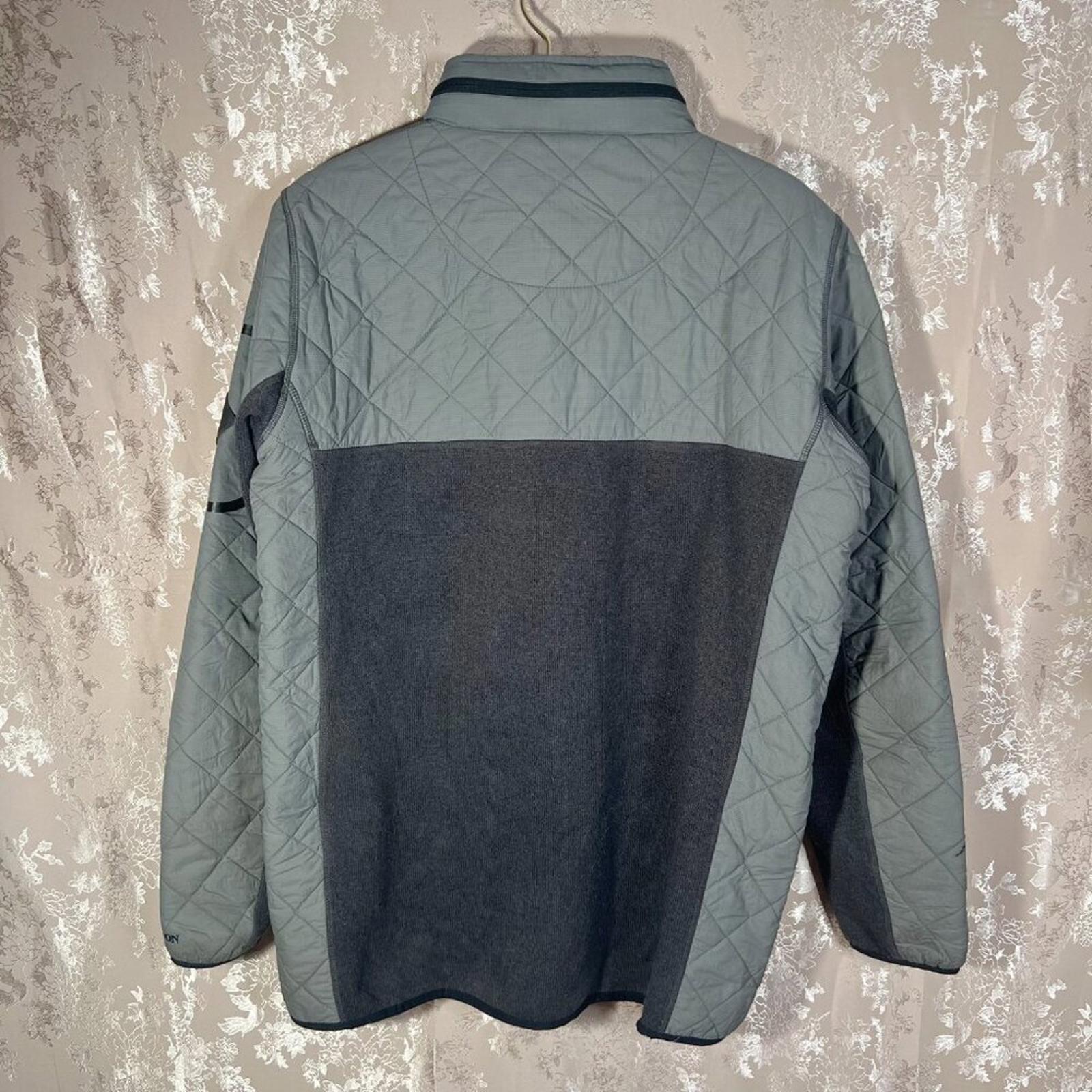 Burton Men's Pierce Fleece Dandong Grey Winter Jacket Coat Size L
