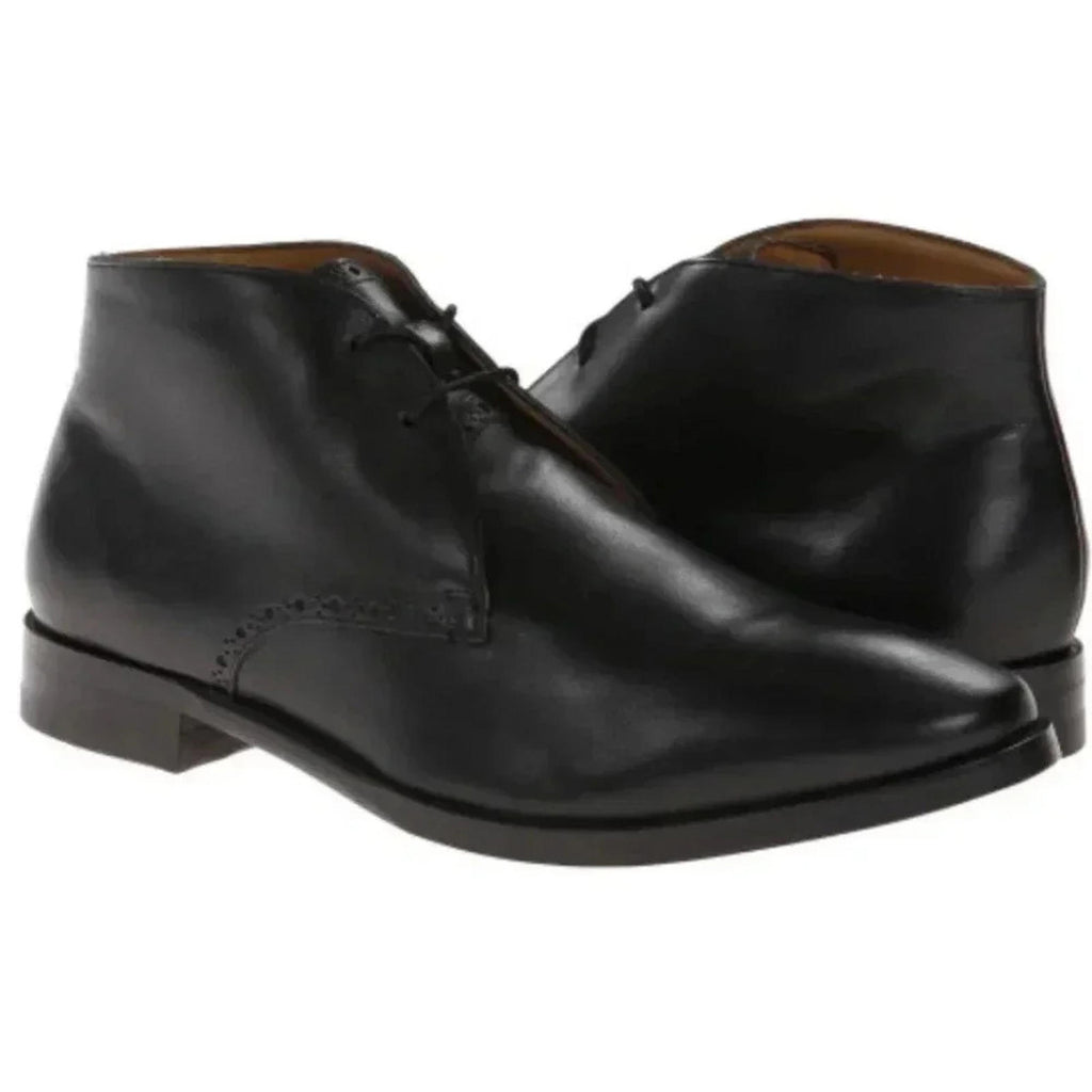 Cole Haan Men's Cambridge Chukka Boots Black Leather Size 11.5