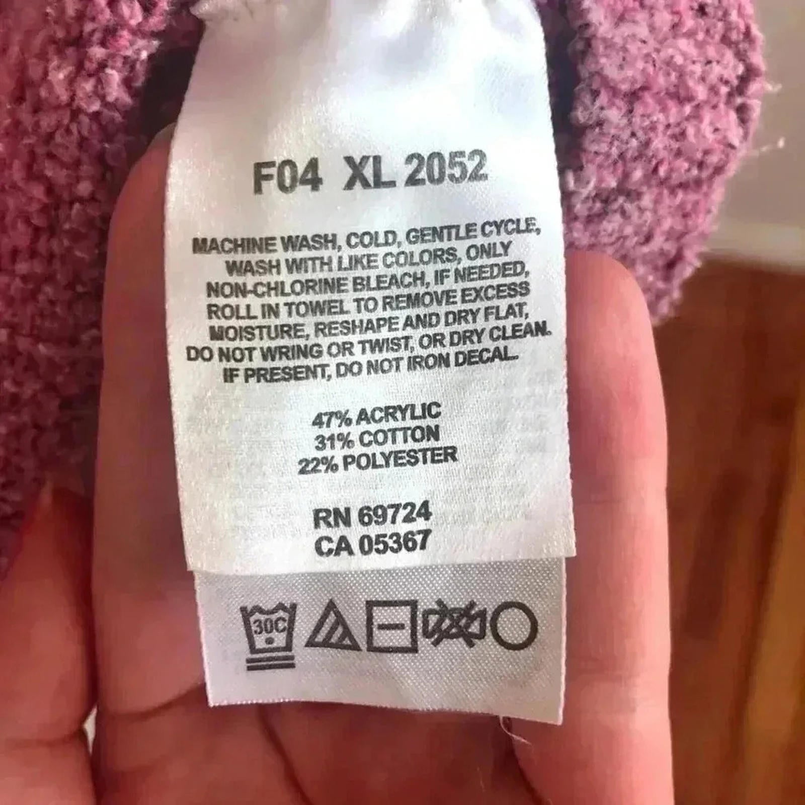 Columbia Pink Knit Sweater Women's Size XL