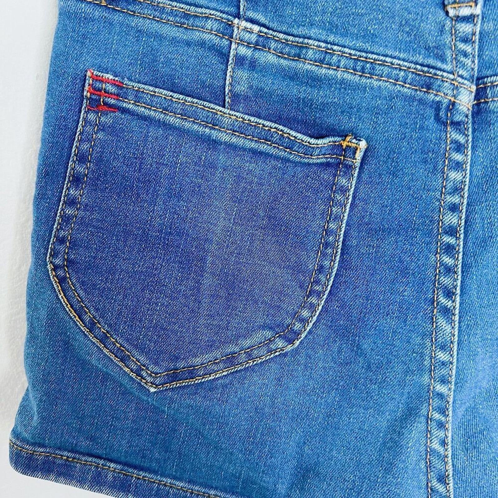 Urban Outfitters BDG Super High Rise Seam Short Medium Wash Denim Shorts Size 27