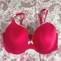 Victoria's Secret Body by Victoria Lined Perfect Coverage Bra Red 34DD