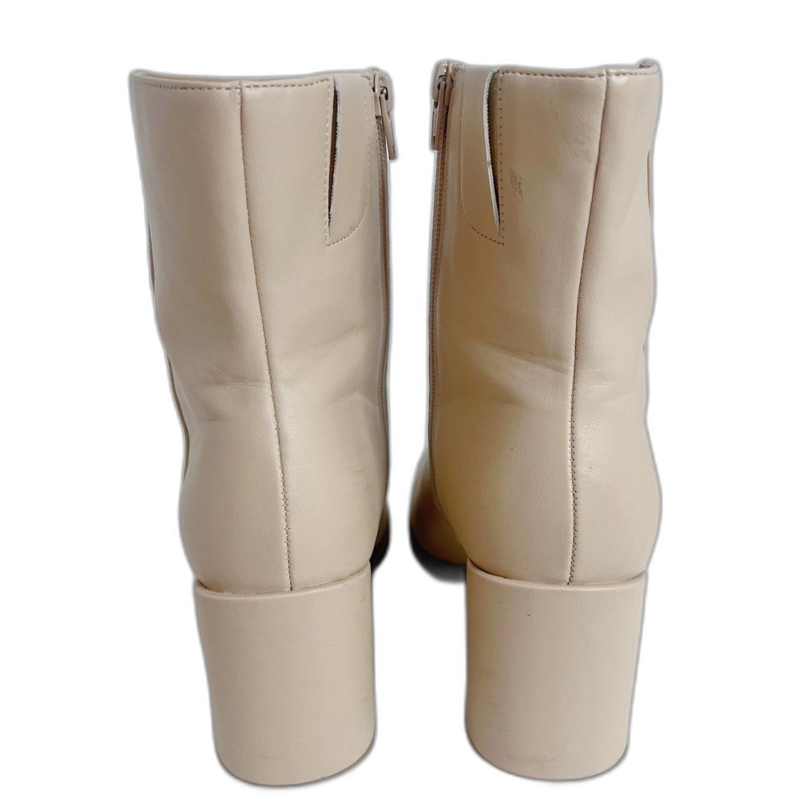 A New Day Janelle Dress Boots Cream Gogo Boots Women's Size 10