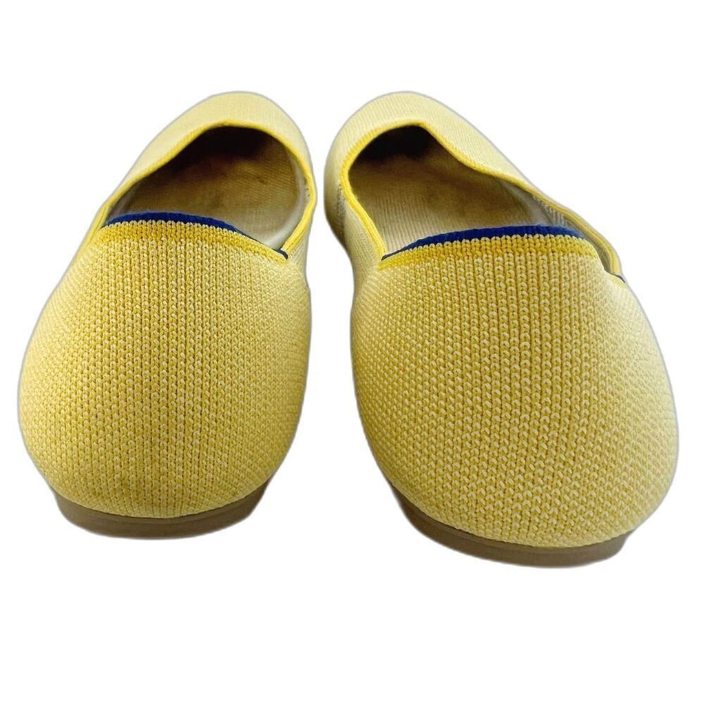 Rothy's RARE Limited Edition Yellow Lemon Tread Lightly Ballet Flats Size 9