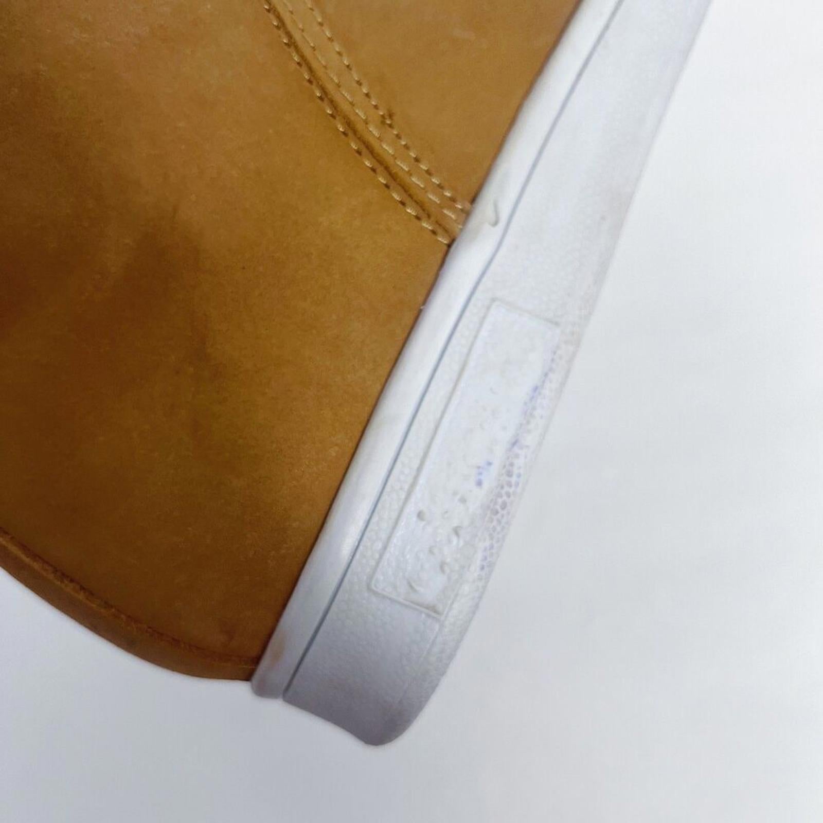 Persona Men's Tan Suede High Top Sneakers White Laces Streetwear Hype Size 8