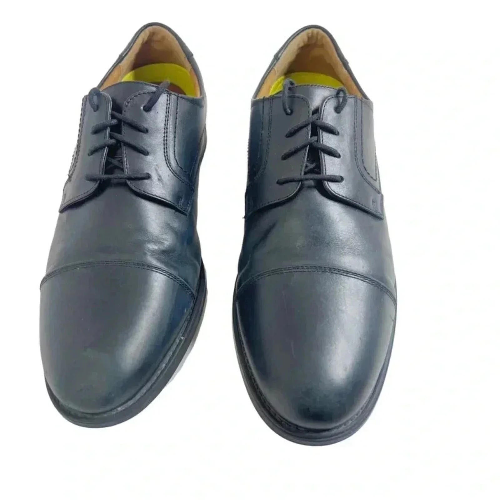 Florsheim Black Cap Toe Midtown Wing Tips Men's Shoes Size 11