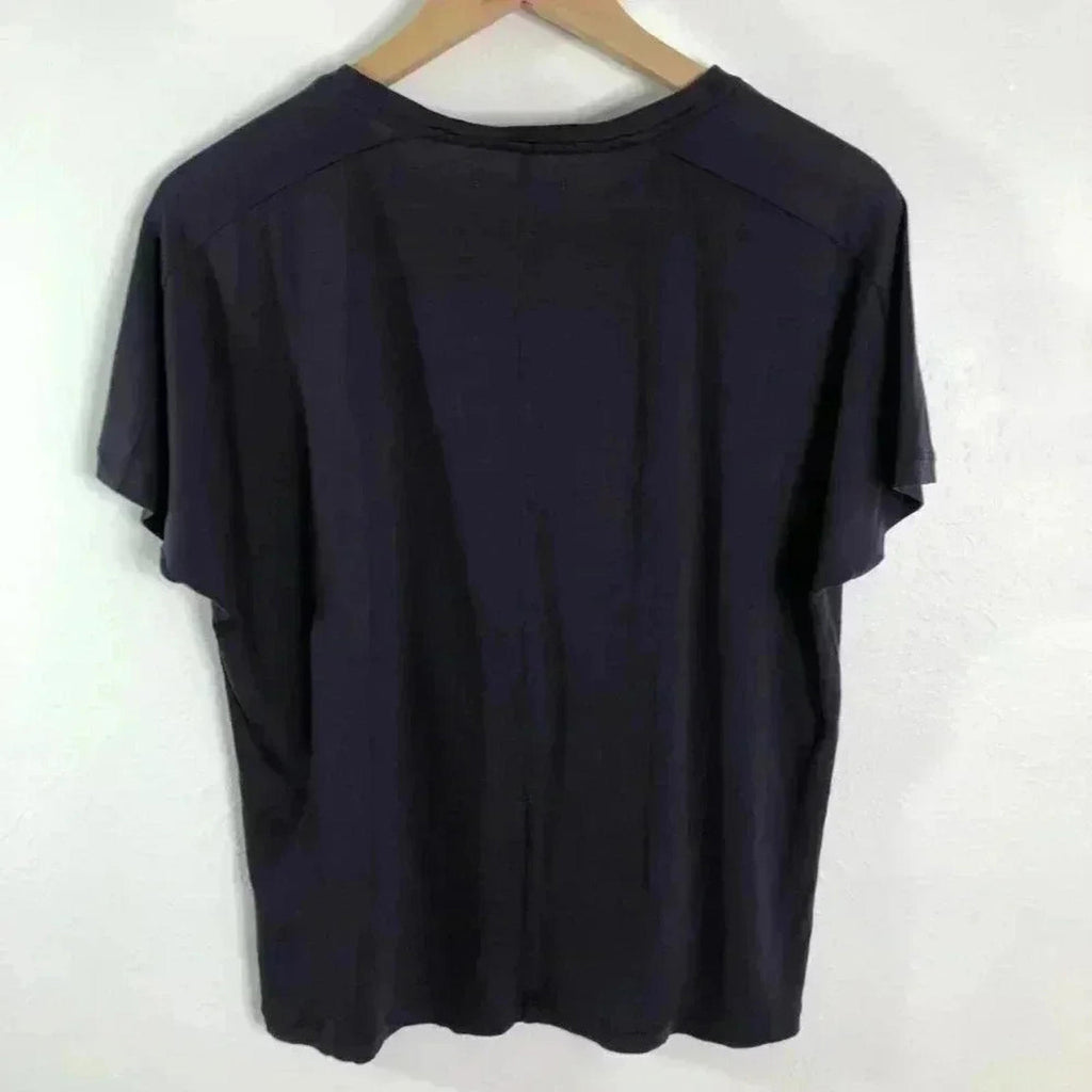 J Brand Plum Purple Soft Crewneck Tee Women's Size M