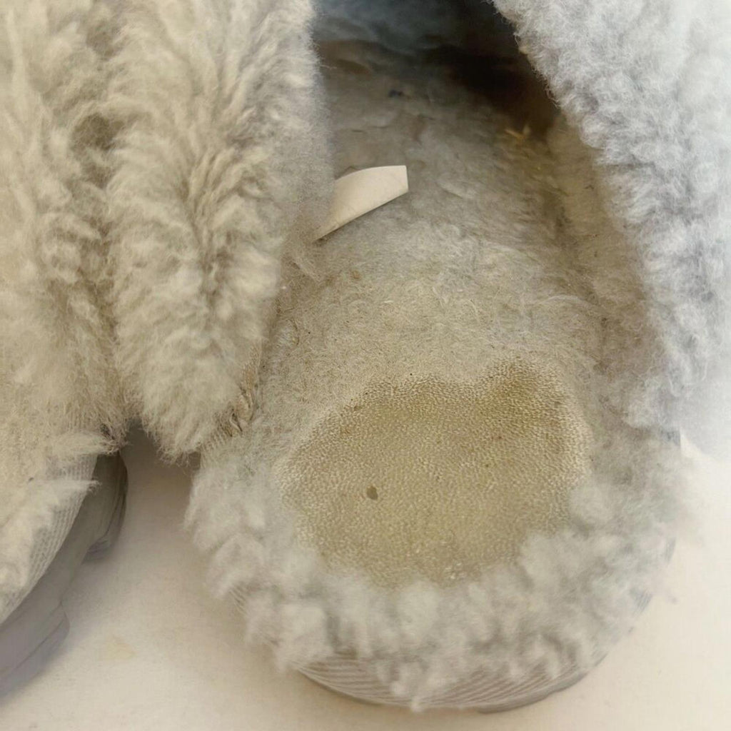 UGG Australia Women's Sequin Stars Silver Grey Shearling Slippers Size 9