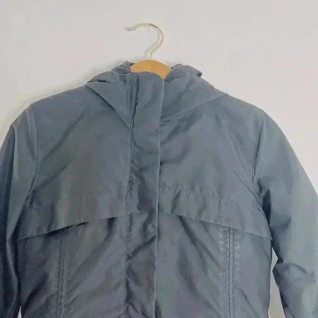Postcard Black Winter Jacket With Hood Ski Snowboard Jacket Coat Size 4