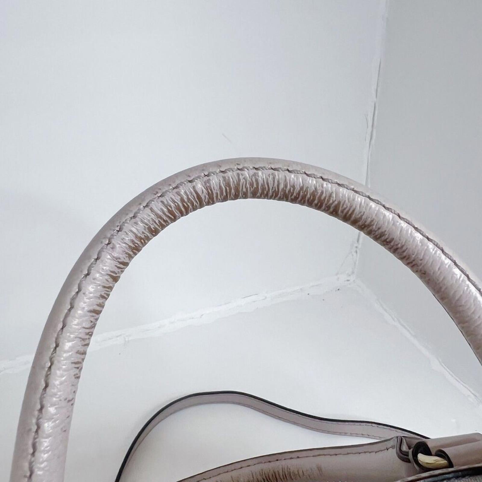 Kate Spade Rachelle Wellesly Light Taupe Cream Leather Structured Shoulder Bag