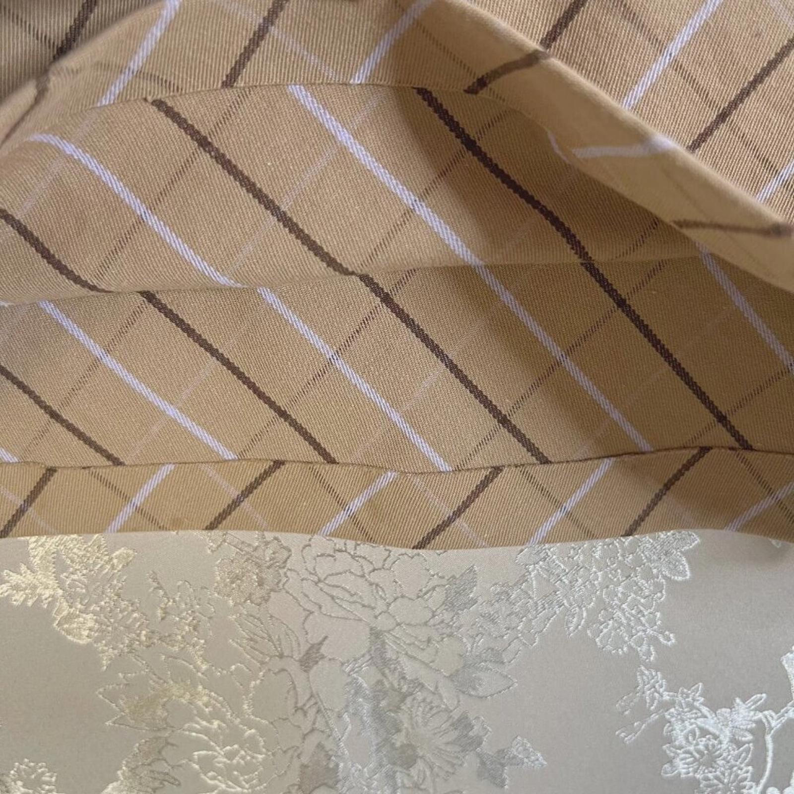 y2k Vintage Mossimo Tan Plaid Mini Skirt Preppy Women's Size 4