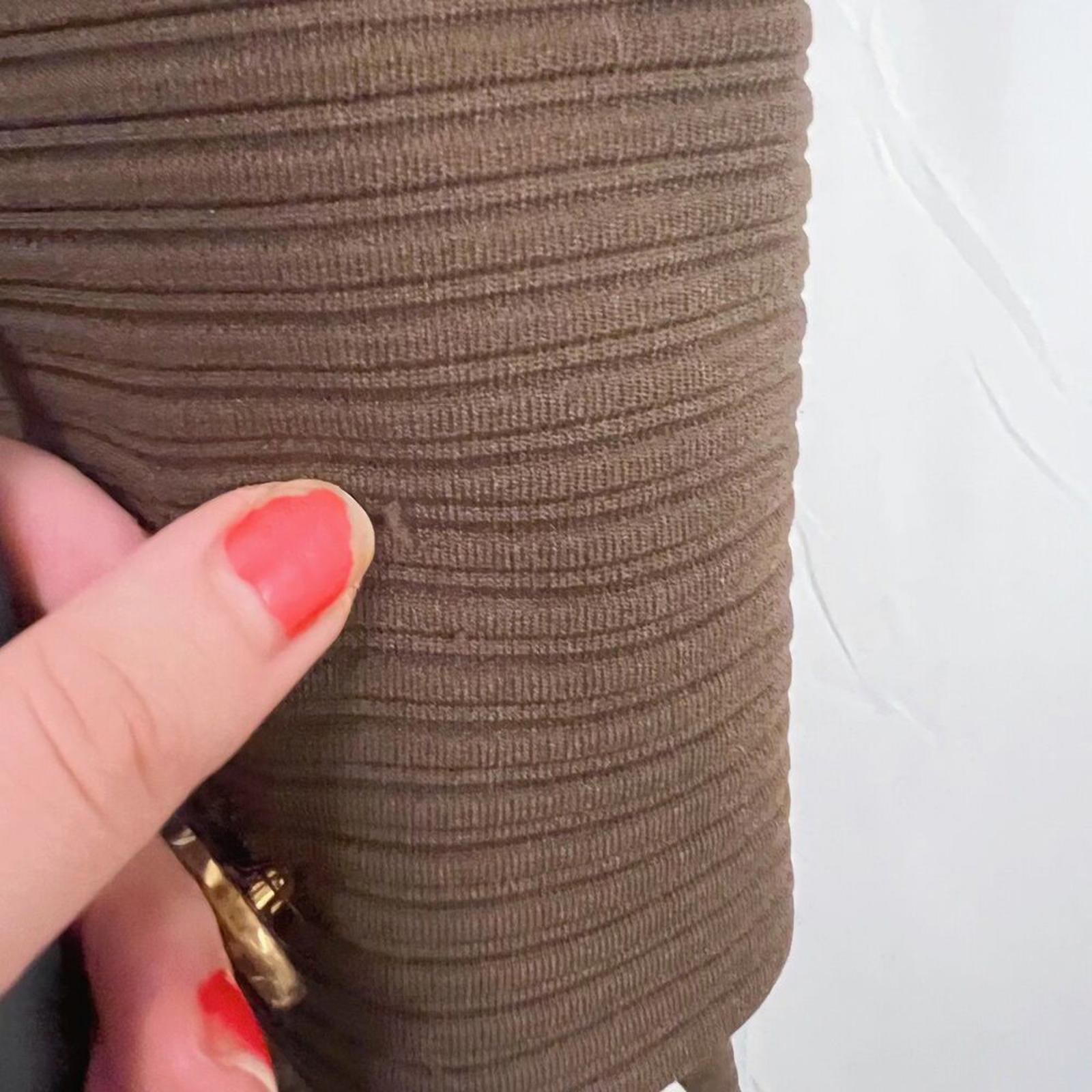 Vintage 1960s Gano Downs Denver Brown Ribbed Jacket Old Money Coat Size 10