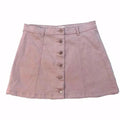 Forever 21 Button Up Mini Skirt Light Pink Ballerina Pink Women's Size 27