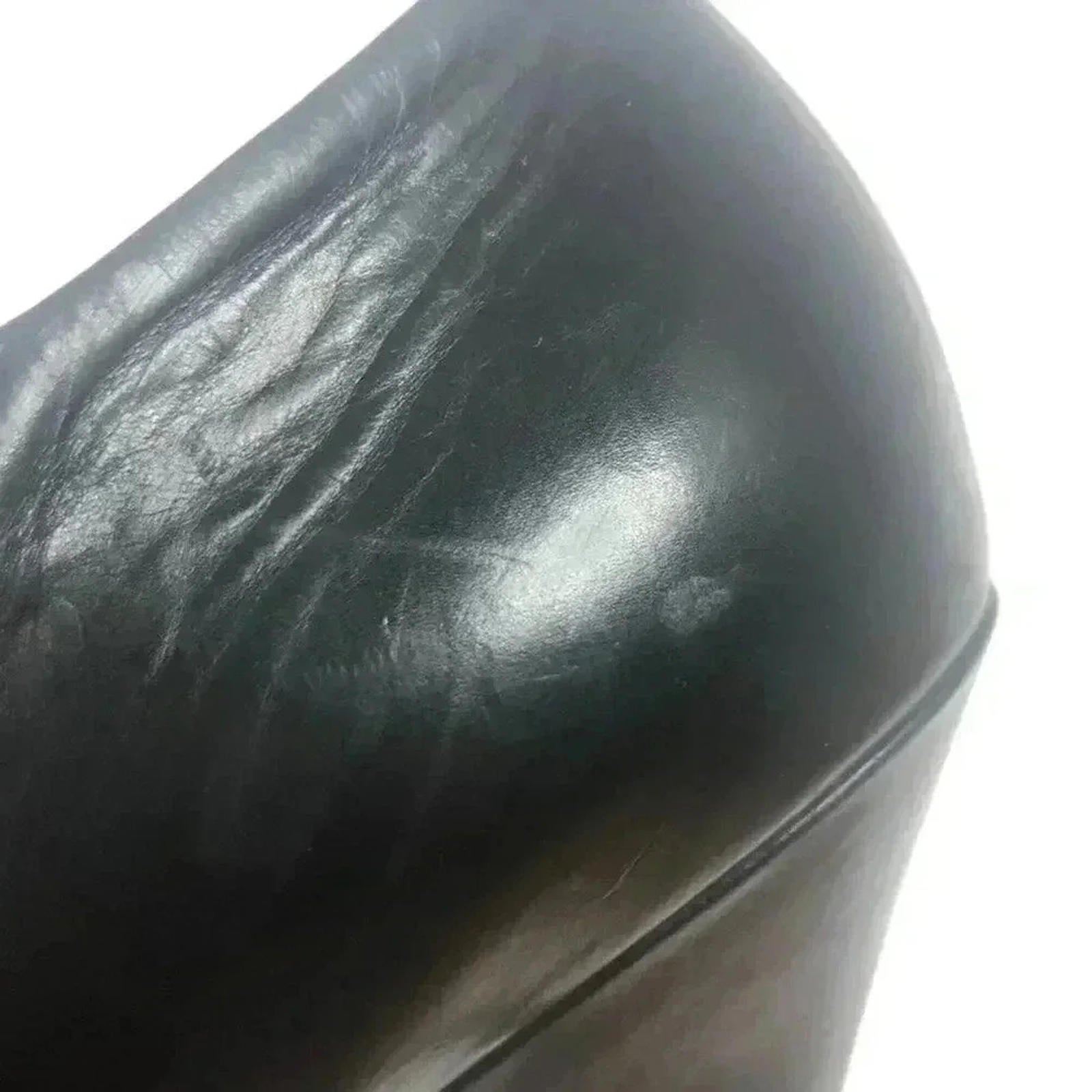 Via Spiga Stiletto Black Leather Heels Stilettos Pumps Boots Women's Size 7