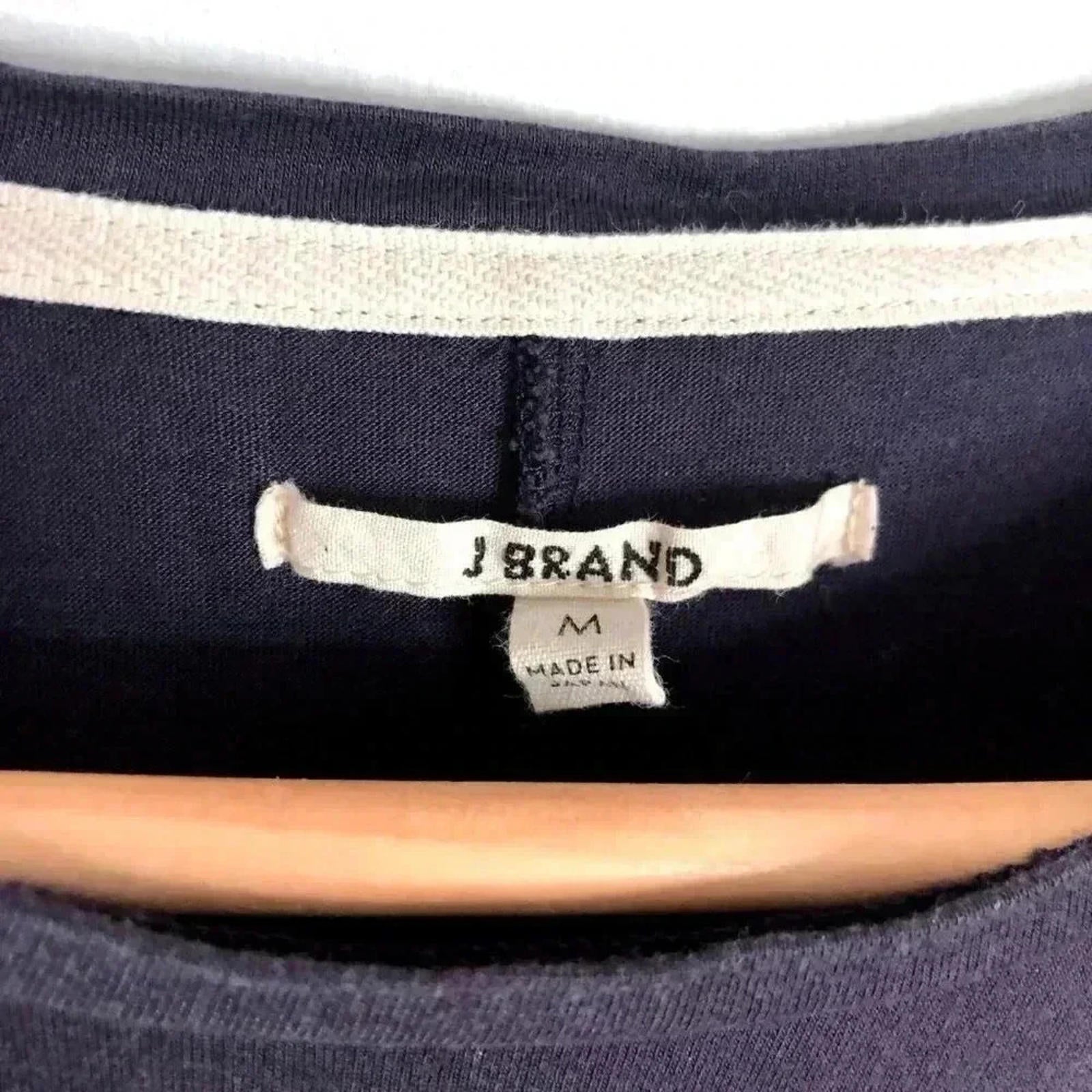 J Brand Plum Purple Soft Crewneck Tee Women's Size M