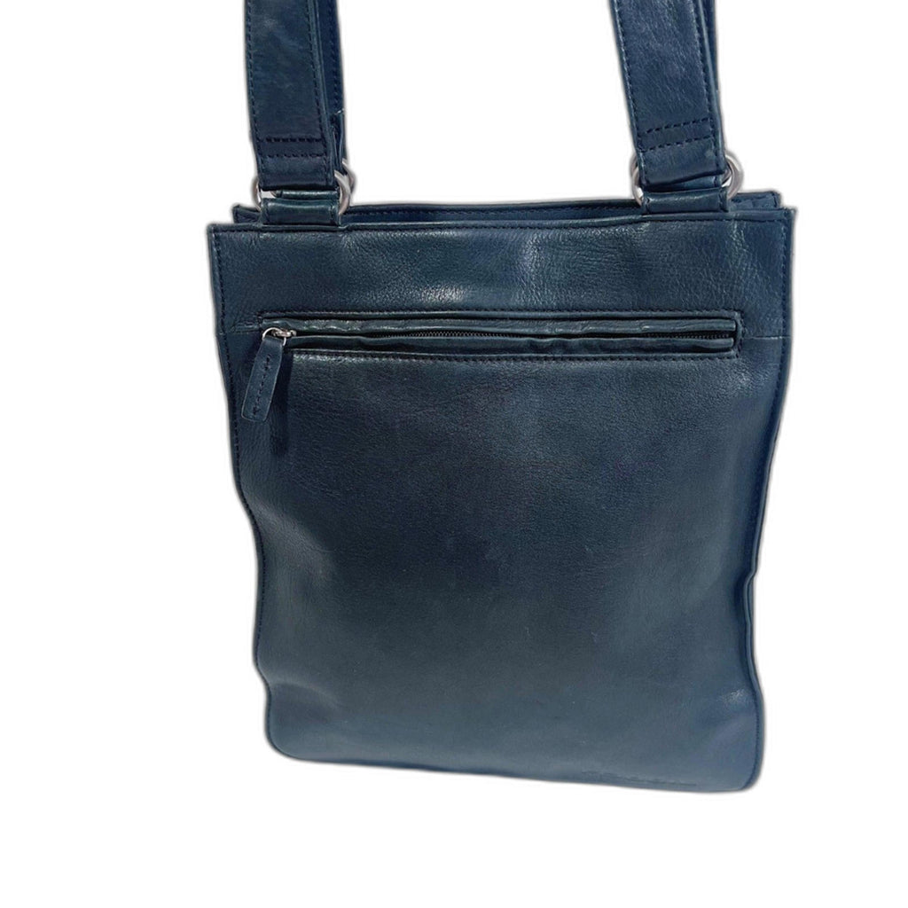 Vintage Fossil Black Leather Shoulder Bag Grunge Punk Rockstar Girlfriend