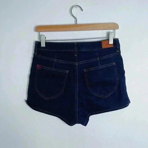 BDG Super High Rise Spade Pinup Jean Shorts Dark Wash Women's Size 27