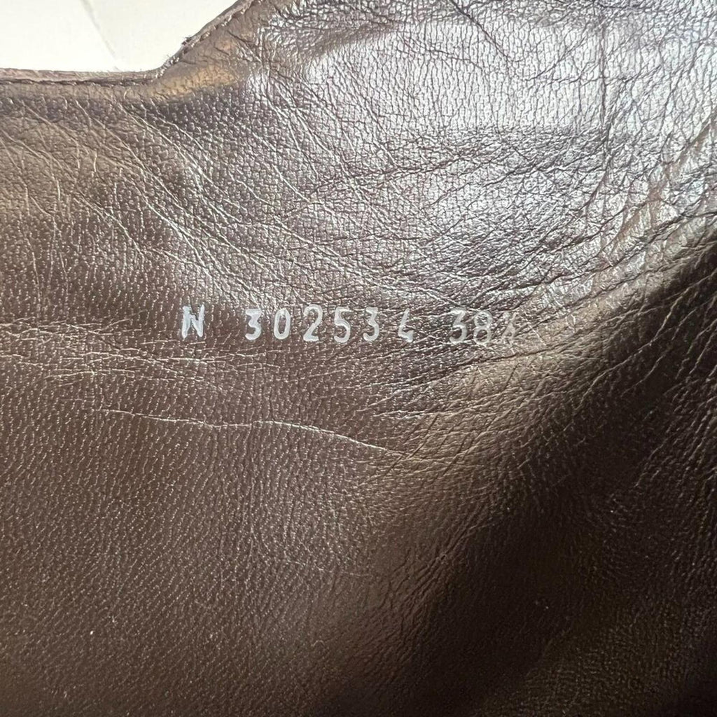 AGL Attilio Giusti Leombruni Black Leather Knee High Riding Boots Size 8.5