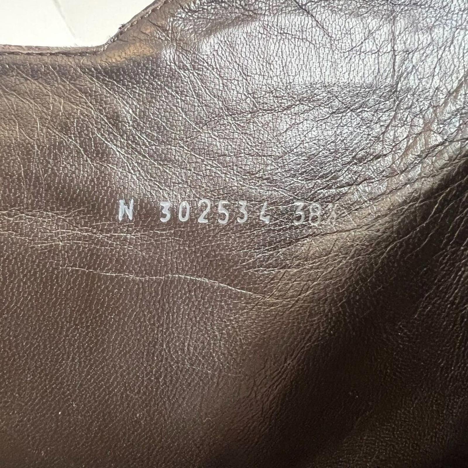 AGL Attilio Giusti Leombruni Black Leather Knee High Riding Boots Size 8.5