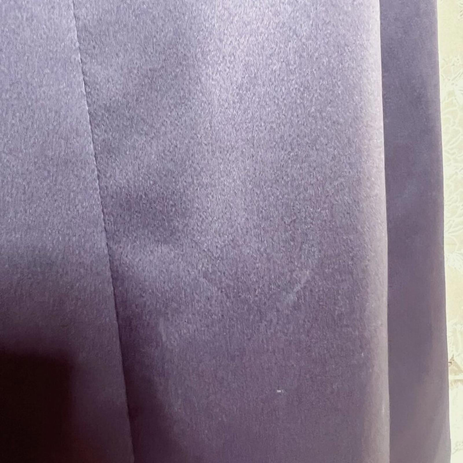 Vintage 1990s After Six Purple Lavender Satin Prom Dress Bridesmaid Gown Size 10