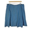 y2k Vintage Relativity Blue Denim Knee Length Skirt Women's Size 18 Plus Size