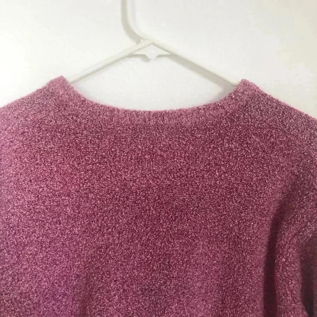 Columbia Pink Knit Sweater Women's Size XL