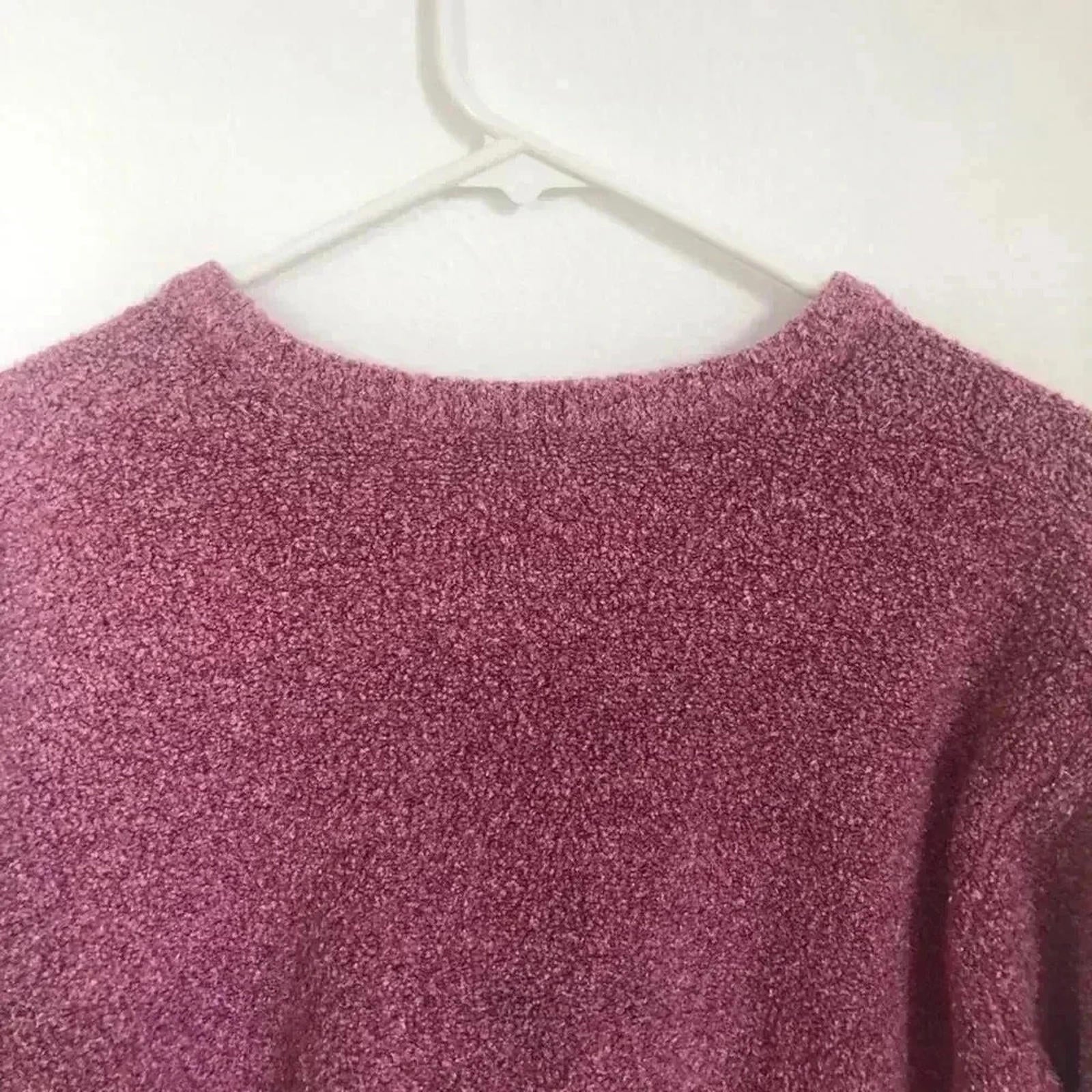 Columbia Pink Knit Sweater Women's Size XL