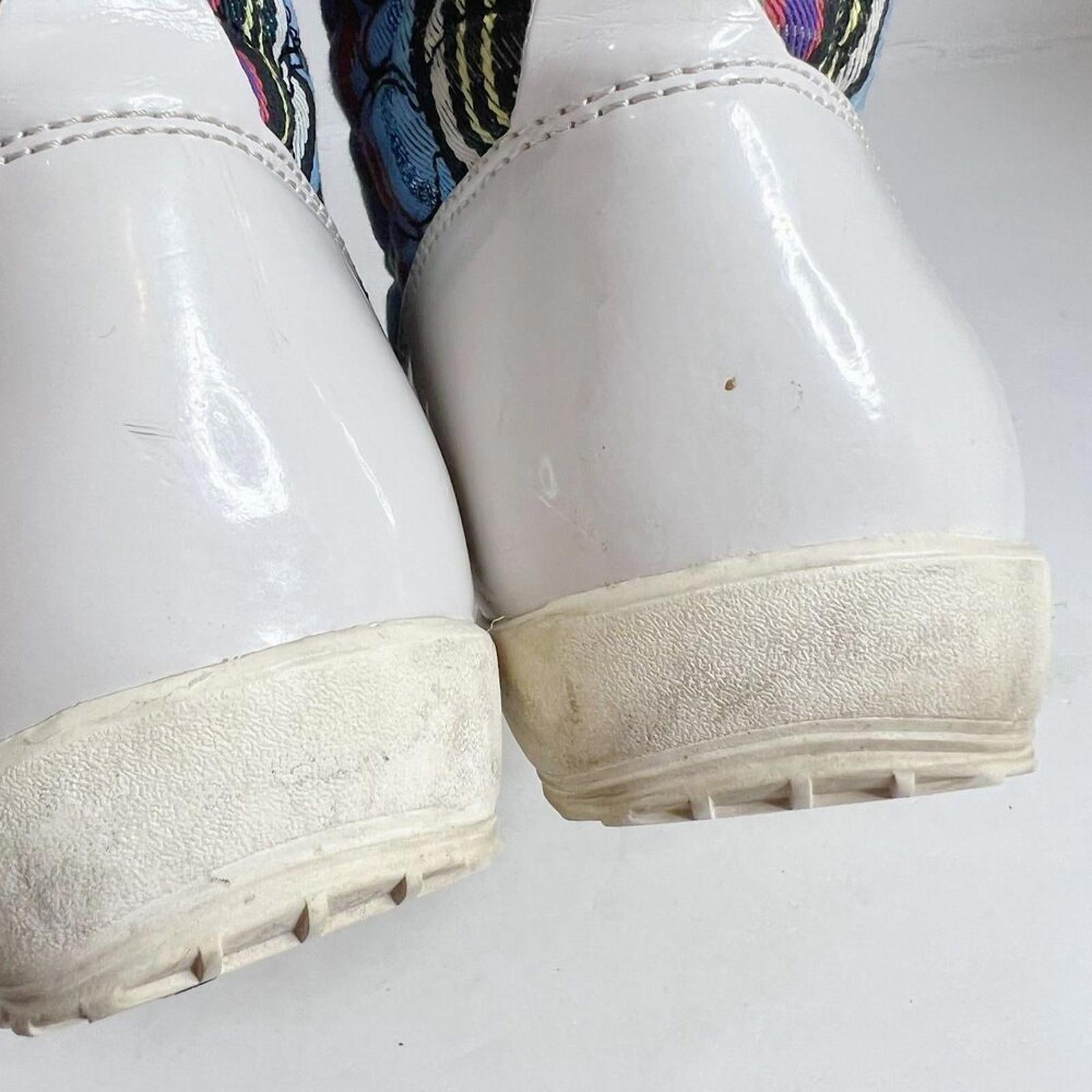 y2k Vintage Coach Peggey Signature Logo Winter Boots Snow Moon Boots Size 8