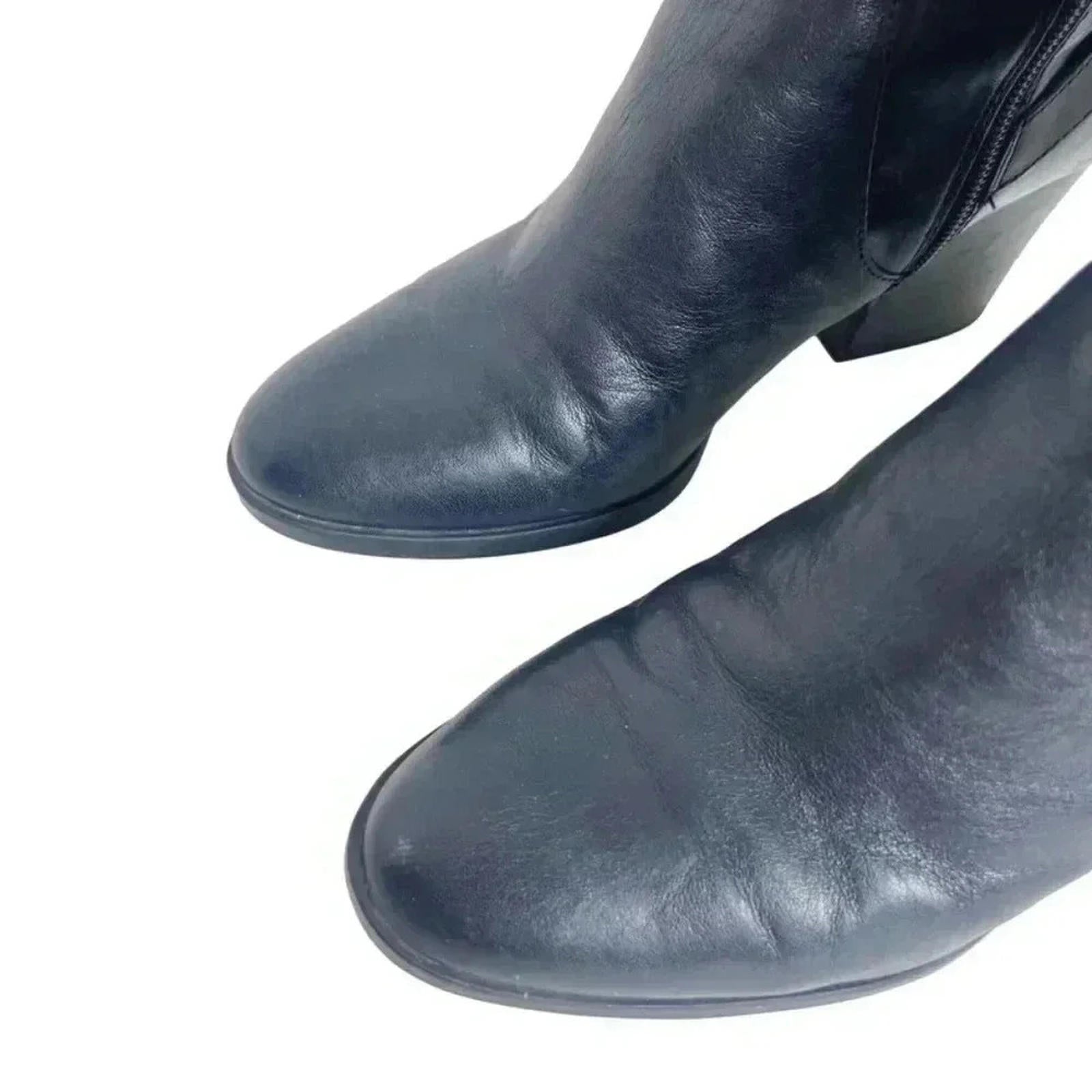 Born Esla Zip Knee High Heeled Boots Women's Size 9.5