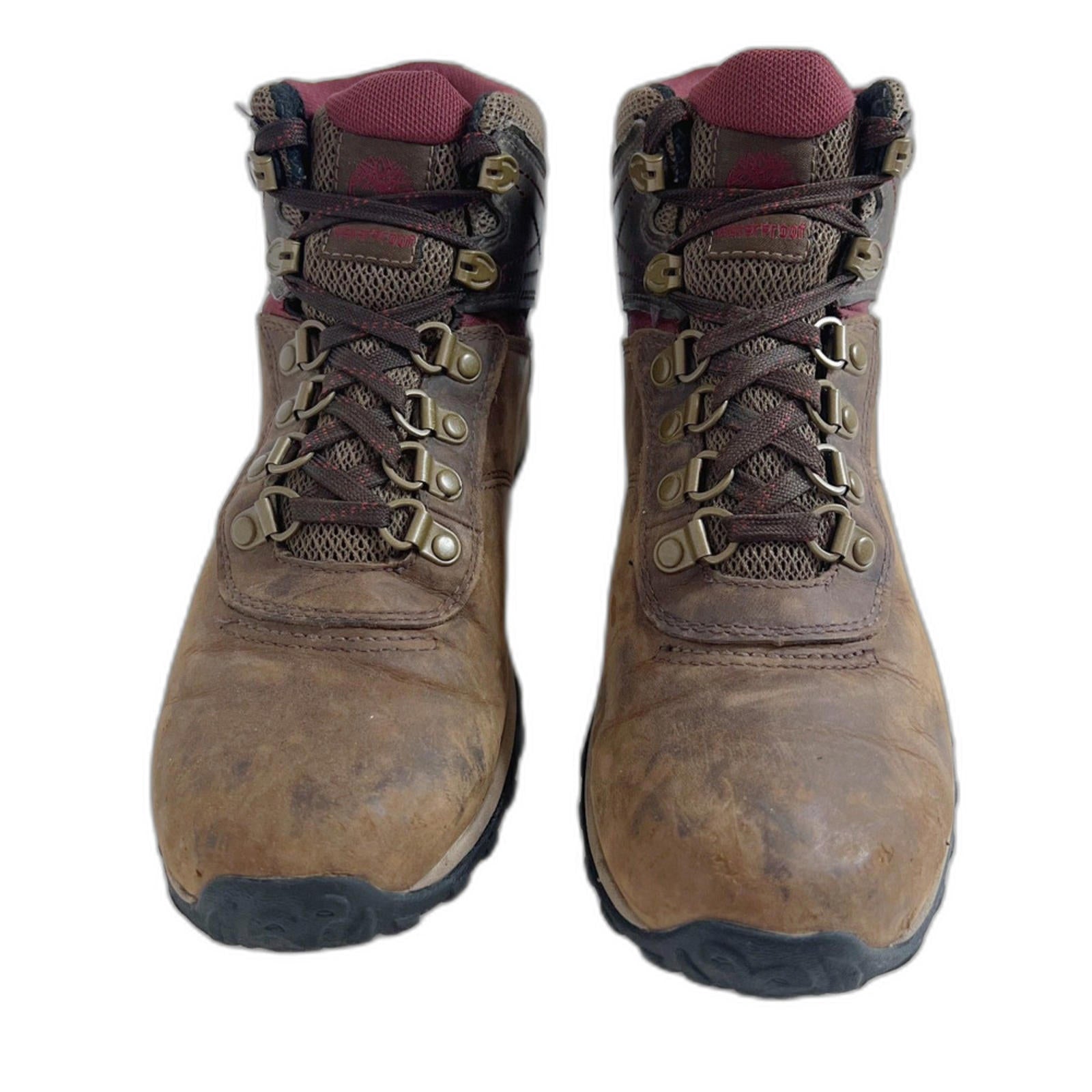 Timberland Women's Norwood Mid Waterproof Brown Leather Hiking Boots Size 7.5