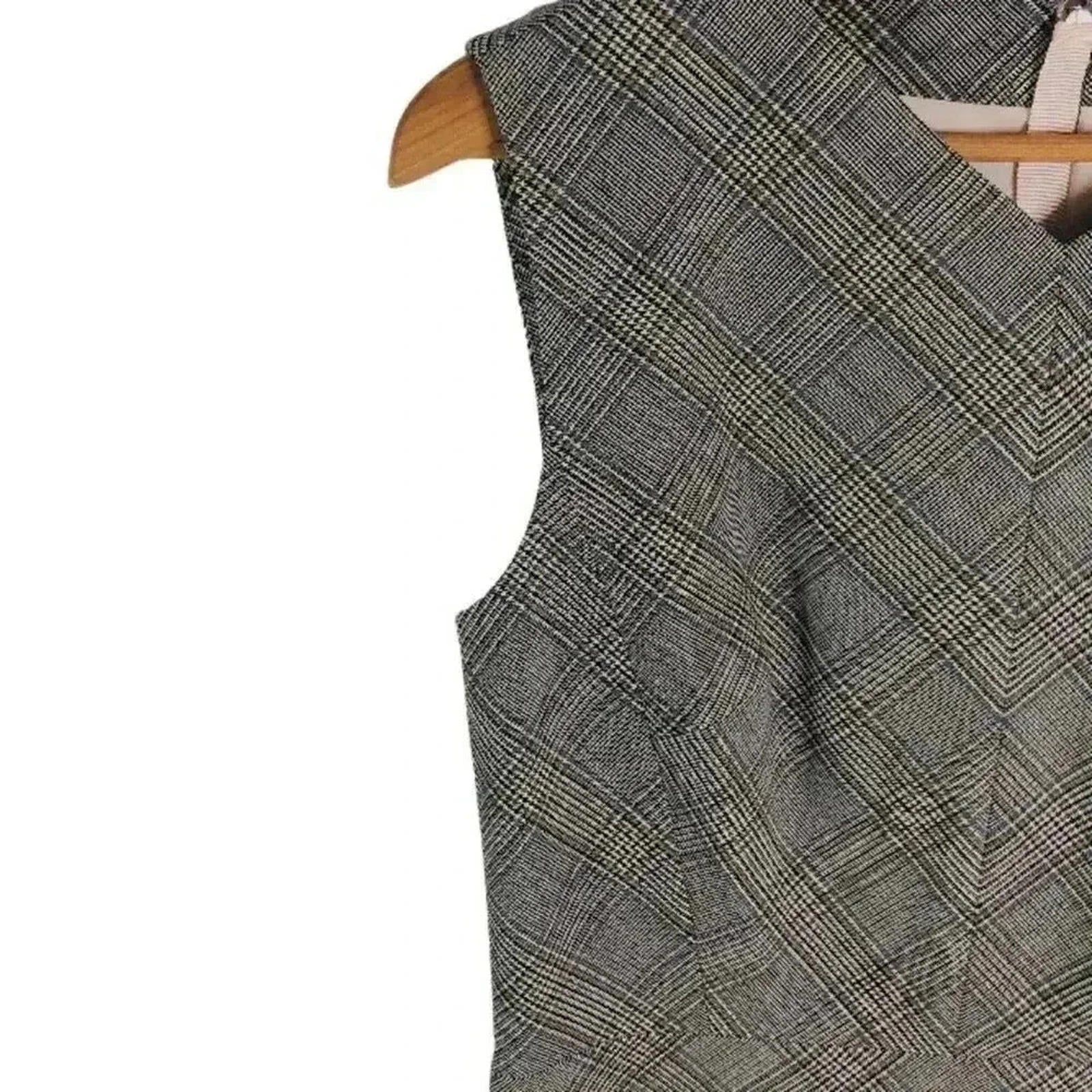 NWT Rebecca Taylor Tailored Plaid Sheath Dress Business Casual Office Size 10
