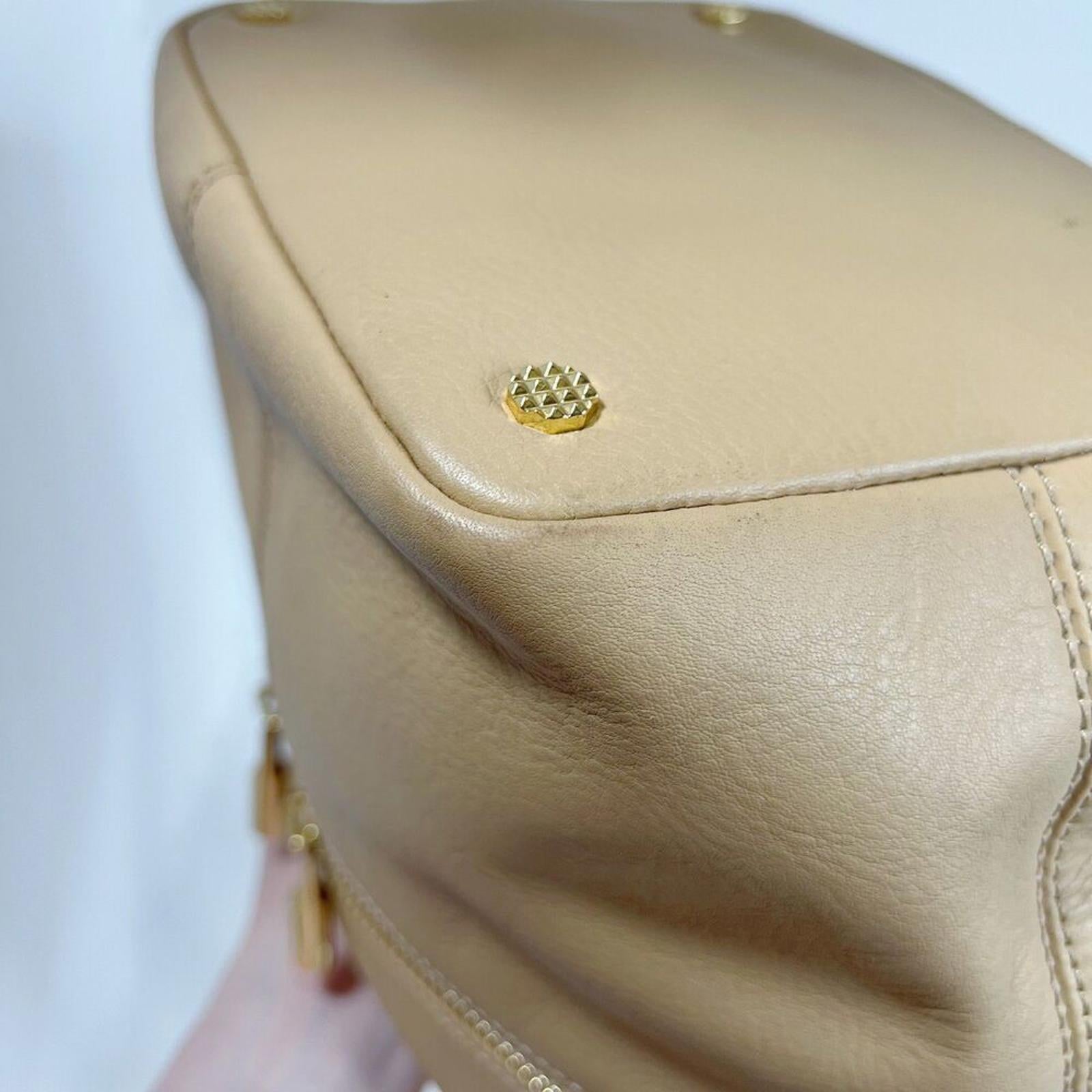 Elizabeth and James Tan Leather Hobo Bag Shoulder Bag Purse Quiet Luxury