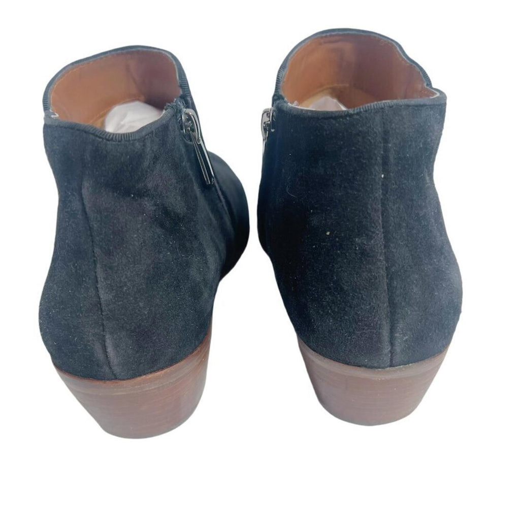 Sam Edelman Petty Black Suede Booties Ankle Boot Women's Size 9