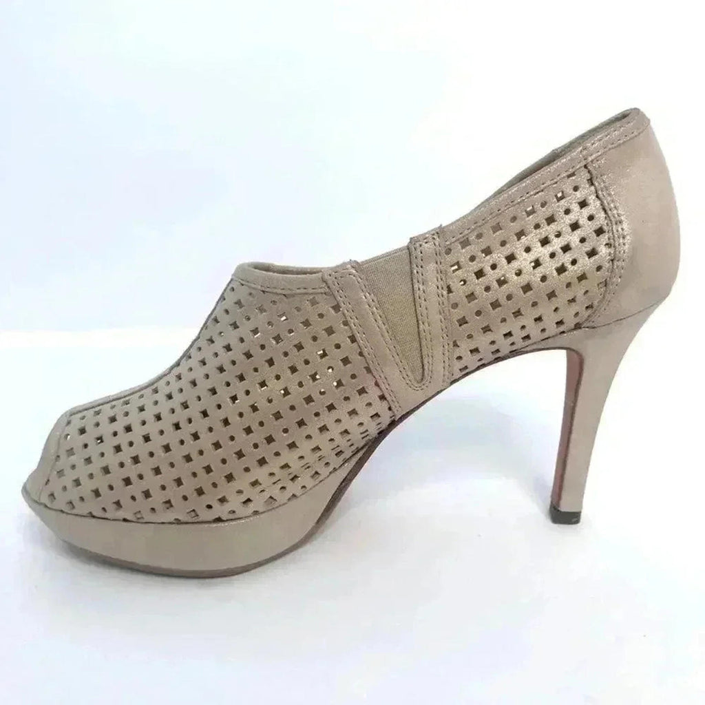 Paul Green Open Toed Booties Passion Perforated Women's Size 9.5 US